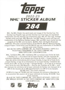 2022-23 Topps NHL Sticker Collection #284 Ryan Johansen Back