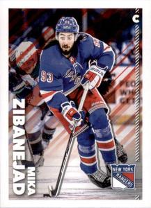 2022-23 Topps NHL Sticker Collection #336 Mika Zibanejad Front
