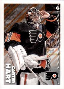 2022-23 Topps NHL Sticker Collection #367 Carter Hart Front