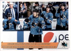 2022-23 Topps NHL Sticker Collection #393 Team Highlight Front