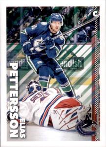 2022-23 Topps NHL Sticker Collection #486 Elias Pettersson Front