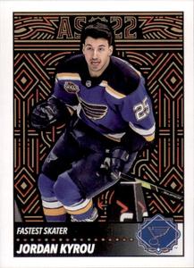 2022-23 Topps NHL Sticker Collection #583 Jordan Kyrou Front