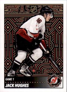 2022-23 Topps NHL Sticker Collection #588 Jack Hughes Front
