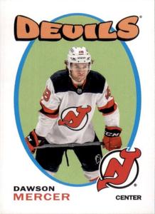 2022-23 Topps NHL Sticker Collection #607 Dawson Mercer Front