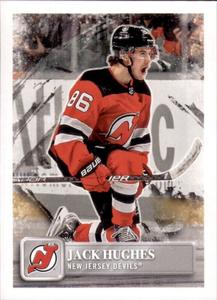 2022-23 Topps NHL Sticker Collection #655 Jack Hughes Front