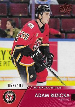 2021-22 Upper Deck AHL - Exclusives #19 Adam Ruzicka Front