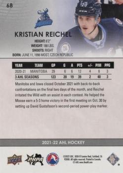 2021-22 Upper Deck AHL - Exclusives #68 Kristian Reichel Back