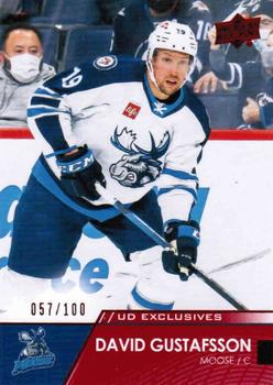 2021-22 Upper Deck AHL - Exclusives #93 David Gustafsson Front