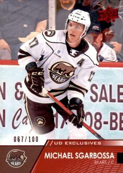 2021-22 Upper Deck AHL - Exclusives #98 Michael Sgarbossa Front