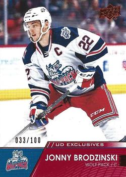 2021-22 Upper Deck AHL - Exclusives #99 Jonny Brodzinski Front