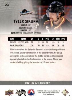2021-22 Upper Deck AHL - High Gloss #23 Tyler Sikura Back