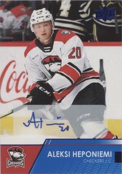 2021-22 Upper Deck AHL - Autographs #64 Aleksi Heponiemi Front