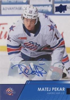 2021-22 Upper Deck AHL - Autographs #86 Matej Pekar Front