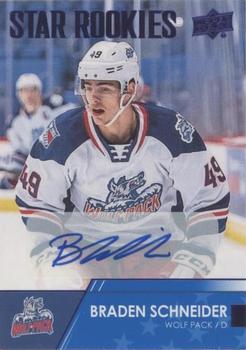 2021-22 Upper Deck AHL - Autographs #109 Braden Schneider Front