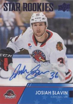 2021-22 Upper Deck AHL - Autographs #140 Josiah Slavin Front