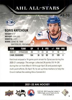 2021-22 Upper Deck AHL - AHL All-Stars #AS-10 Boris Katchouk Back