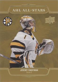 2021-22 Upper Deck AHL - AHL All-Stars Gold #AS-1 Jeremy Swayman Front