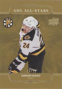 2021-22 Upper Deck AHL - AHL All-Stars Gold #AS-5 Cameron Hughes Front