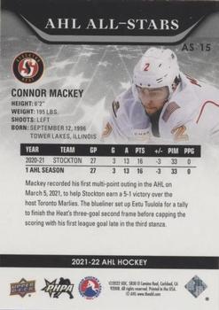 2021-22 Upper Deck AHL - AHL All-Stars Gold #AS-15 Connor Mackey Back