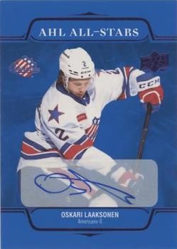 2021-22 Upper Deck AHL - AHL All-Stars Autographs #AS-8 Oskari Laaksonen Front