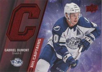 2021-22 Upper Deck AHL - Captains Red #L-10 Gabriel Dumont Front
