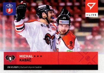 2021-22 SportZoo Live Tipos Extraliga #L-059 Michal Kabac Front