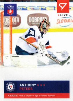 2021-22 SportZoo Live Tipos Extraliga #L-093 Anthony Peters Front
