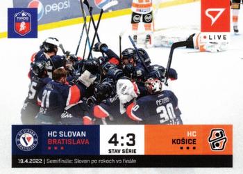 2021-22 SportZoo Live Tipos Extraliga #L-115 Semifinale: Slovan Bratislava - HC Kosice Front