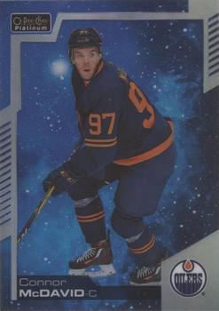 2020-21 O-Pee-Chee Platinum - Cosmic Blue Pack Wars #1 Connor McDavid Front