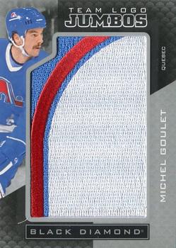 2021-22 Upper Deck Black Diamond - Team Logo Jumbo Puzzle Patches #TLQN-MG Michel Goulet Front