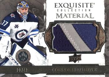 2021-22 Upper Deck Black Diamond - Exquisite Collection Materials #EM-CH Connor Hellebuyck Front