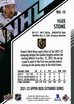 2021-22 Upper Deck - HoloGrFx NHL #NHL-10 Mark Stone Back