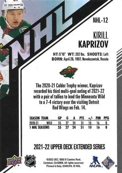 2021-22 Upper Deck - HoloGrFx NHL #NHL-12 Kirill Kaprizov Back