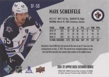 2021-22 Upper Deck - SPx Finite #SF-50 Mark Scheifele Back