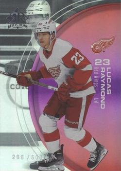 2021-22 Upper Deck - Triple Dimensions Reflections Ruby #13 Lucas Raymond Front