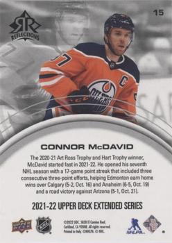2021-22 Upper Deck - Triple Dimensions Reflections Ruby #15 Connor McDavid Back