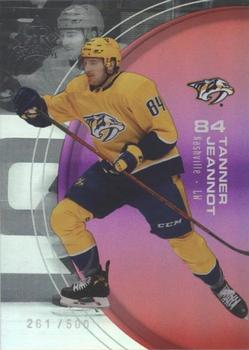 2021-22 Upper Deck - Triple Dimensions Reflections Ruby #23 Tanner Jeannot Front