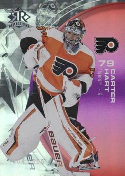 2021-22 Upper Deck - Triple Dimensions Reflections Ruby #29 Carter Hart Front