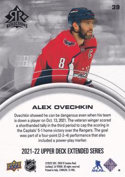 2021-22 Upper Deck - Triple Dimensions Reflections Ruby #39 Alex Ovechkin Back