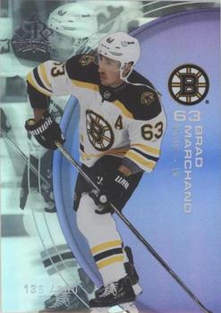 2021-22 Upper Deck - Triple Dimensions Reflections Amethyst #3 Brad Marchand Front
