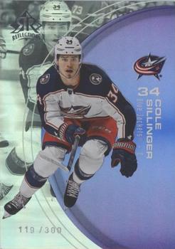 2021-22 Upper Deck - Triple Dimensions Reflections Amethyst #11 Cole Sillinger Front