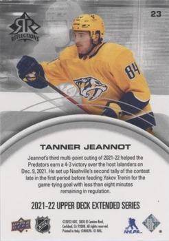 2021-22 Upper Deck - Triple Dimensions Reflections Amethyst #23 Tanner Jeannot Back