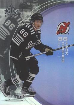 2021-22 Upper Deck - Triple Dimensions Reflections Amethyst #24 Jack Hughes Front
