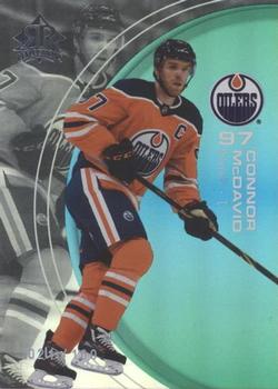 2021-22 Upper Deck - Triple Dimensions Reflections Emerald #15 Connor McDavid Front