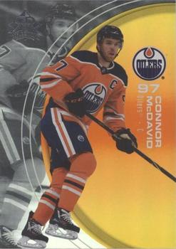 2021-22 Upper Deck - Triple Dimensions Reflections Gold #15 Connor McDavid Front