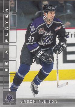 2001-02 Be a Player Update - 2001-02 Be A Player Memorabilia Update #314 Jason Allison Front