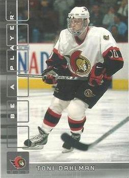 2001-02 Be a Player Update - 2001-02 Be A Player Memorabilia Update #335 Toni Dahlman Front