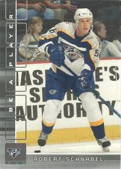 2001-02 Be a Player Update - 2001-02 Be A Player Memorabilia Update #337 Robert Schnabel Front