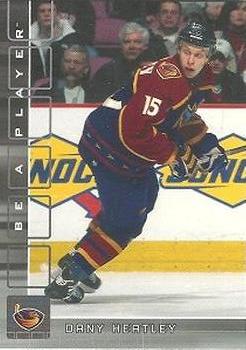 2001-02 Be a Player Update - 2001-02 Be A Player Memorabilia Update #385 Dany Heatley Front