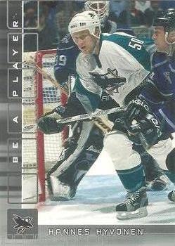 2001-02 Be a Player Update - 2001-02 Be A Player Memorabilia Update #426 Hannes Hyvonen Front